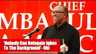 Peter Obi Vows: &lsquo;Nobody Can Relegate Igbos To The Background&rsquo;- Labour Candidate Defends Igbo Pride
