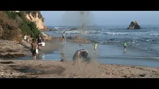 Super Hero Landing and Force Pull VFX Test