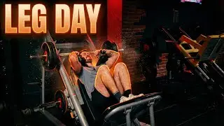 Heavy leg day...till failure 😨☠️