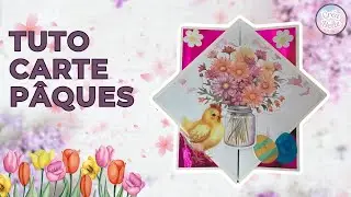 Carte pour Pâques avec style vintage ! Facile à faire