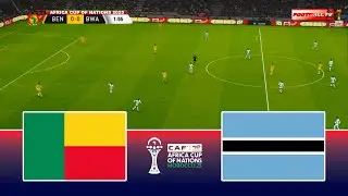 BENIN vs BOTSWANA - Africa Cup of Nations 2025 | Full Match All Goals | Pes 21 Gameplay