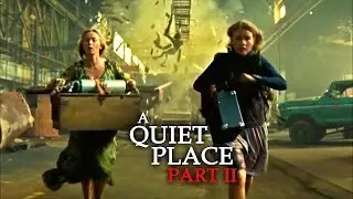 A Quiet Place Part II (2021) Monster Alien Beartrap Chase Scene