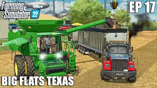 Harvesting SOYBEANS with the NEW 2023 JOHN DEERE S790 | Big Flats Texas | Farming Simulator 22