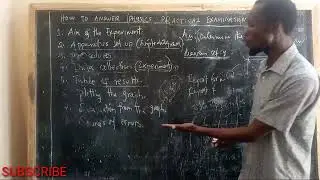 PHYSICS PRACTICAL EXAMINATION (QUESTIONS), How to answer physics practical examination (Questions).
