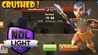 NDL S9 Light - No Dip League |AlphaRevolution Vs  pycckne|#ClashOfClans #NDl #nodipleague