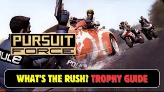 Pursuit Force - PS5 Gameplay | What's the Rush? Trophy Guide 🏆
