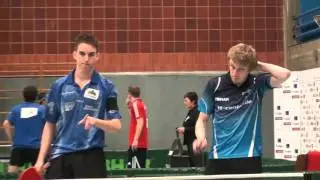Andreas Ball Daniel Geist vs  Martin Pachatz 2Bayerische Tischtennis Meisterschaften 20110115 Regens