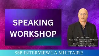 Master the Art of Speaking: SSB Communication & Expression Workshop