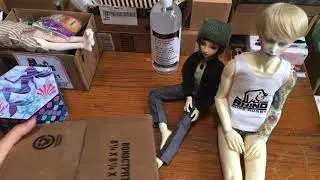 Unboxing BJD Accessories and food items from Turquoise D Shop