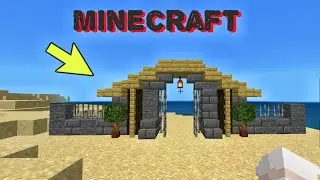 Minecraft | Small Gateway Design For Cemetery or Park ⛩️