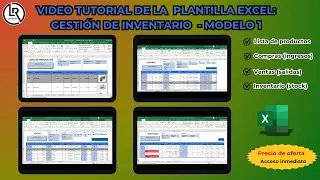 Tutorial de plantilla excel: Gestión de inventario - modelo 1