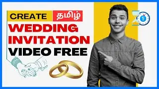 How to create wedding invitation video free online Tamil🚀Wedding invitation video editing Tamil