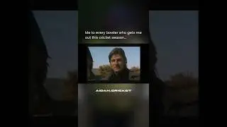 Моя реакция на каждого боулера, который выводит меня из игры в этом крикетном сезоне... | #крикет...