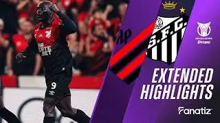 Athletico Paranaense vs. Santos 2-1 I Game Highlights I Brasileir&atilde;o 2025