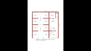 45x45 MARKET SHOP PLAN, 45x45 COMMERCIAL COMPLEX WITH HOUSE PLAN,2025 SQFT SHOP PLAN