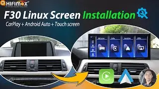 Installation BMW F30 Linux screen | BMW F31 F32 F33 F34 F35 F36 Linux CarPlay Android Auto install