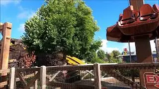 Paultons Park - Windmill Towers On-Ride POV #7 - Drop Tower - September 2022 | kittikoko