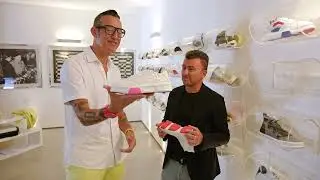 Karim Rashid visits a cutting-edge shoe brand in medieval Italian town | Europe ByDesign Innovations