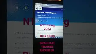 🔥 NTT DATA | #viral #shortvideo #shorts  🔥 | Apply Now | #fresherjobs