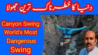 Canyon Swing Grindelwald  | Most Dangerous Swing of the World | Adventures in Switzerland