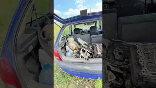 Выкупил брошенный утиль и бесплатно починил. Opel corsa c 1.0 ремонт двигателя