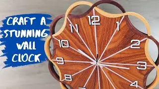 DIY Wooden Clock with Three Types of Wood and Epoxy Resin - Step by Step