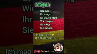 Модальный глагол m&ouml;gen 🇩🇪 #shorts