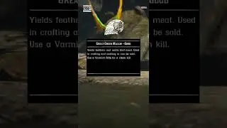 The Great Green Macaw! #cydo9515 #rdr2 #guarma #rdr2guide #shorts #macaw