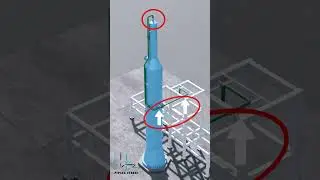 A wrong design of the top nozzle piping of a pressure vessel (column).  #pipingstress