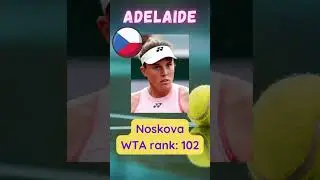 Tennis WTA Adelaide Jabeur vs Noskova #Shorts
