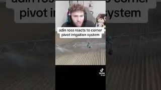 Adin ross Reacts to corner pivot irrigation system