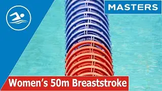 Women's 50m Breaststroke / Masters Swimming event at the Battle of Sprinters 2021