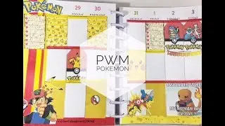 PLAN WITH ME | Happy Planner | Pokemon (Flashback)