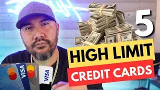 💳 5 HIGH LIMIT Credit Cards You Need to Know About! 🌟💳