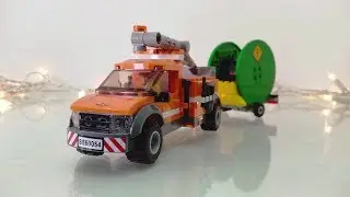 Кастомный ремонтный грузовик LEGO! (Автовышка)