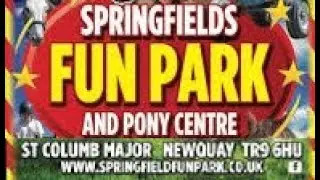 Cred 392: Disney Rollercoaster (POV) & other rides, Springfields Pony Centre, Cornwall UK, July 2025
