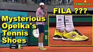 What Are These Mysterious Reilly Opelka's FILA Tennis Shoes? - FILA Speedserve | Madrid Open 2022 |
