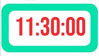 690 Minutes 11 30 HoursCountdown  Timer Clock with Alarm Sound⏰🔔