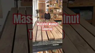Making a Massive Walnut Tabletop
