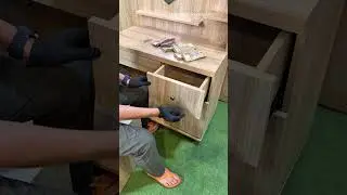 DIY Secret Compartment Vanity Table Idea #SecretStorage #HomeHacks #DIYProjects #ASMR
