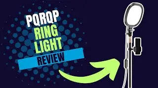 PQRQP Ring Light. BRIGHT + EASY TO SET UP + PORTABLE!