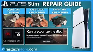 PlayStation 5 Slim Unreadable Disc Error Repair Guide (Laser Cleaning & Replacement)