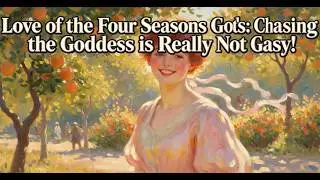 Love of the Four Seasons Gods -Chasing the Goddess is Really Not Easy! French oil painting style
