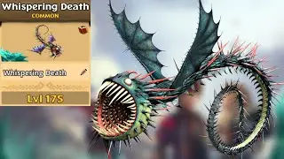 WHISPERING DEATH MAX LEVEL 175 TITAN MODE - Dragons: Rise of Berk