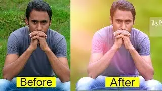 Photoshop Background Mixing and Effects Urdu/Hindi Tutorial