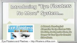 How To Treat Floaters In The Eyes