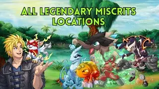 ALL LEGENDARY MISCRITS LOCATIONS || BEFORE VOLCANO ISLAND
