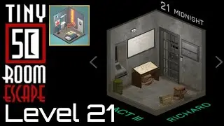 50 tiny room escape level 21 walkthrough ( Midnight )