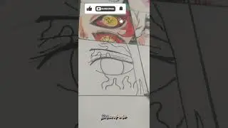 Kaguya Eye Drawing Tutorial | Clean Line Art & Shading