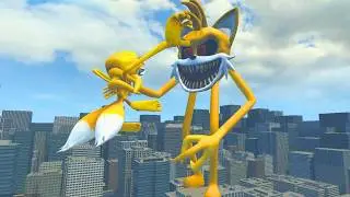 I BECOME NEW TAILS NIGHTMARE INNYUME SMILEY'S VS ALL SHIN SONIC TAPES FAMILY in Garry's Mod!